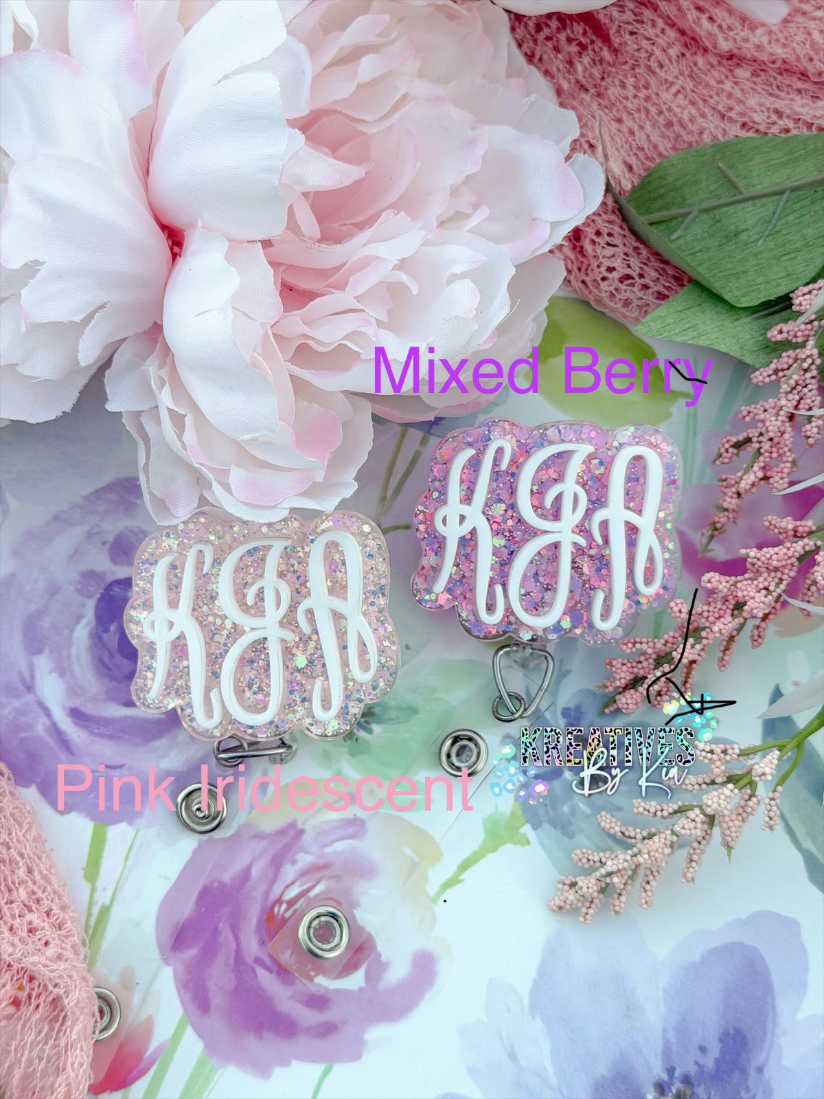 Personalized Monogram Badge Reel