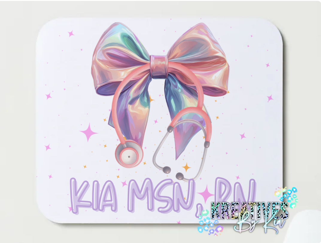 Iridescent Stethoscope Mousepad