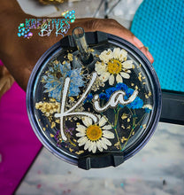 Load image into Gallery viewer, Floral Tumbler Nameplate