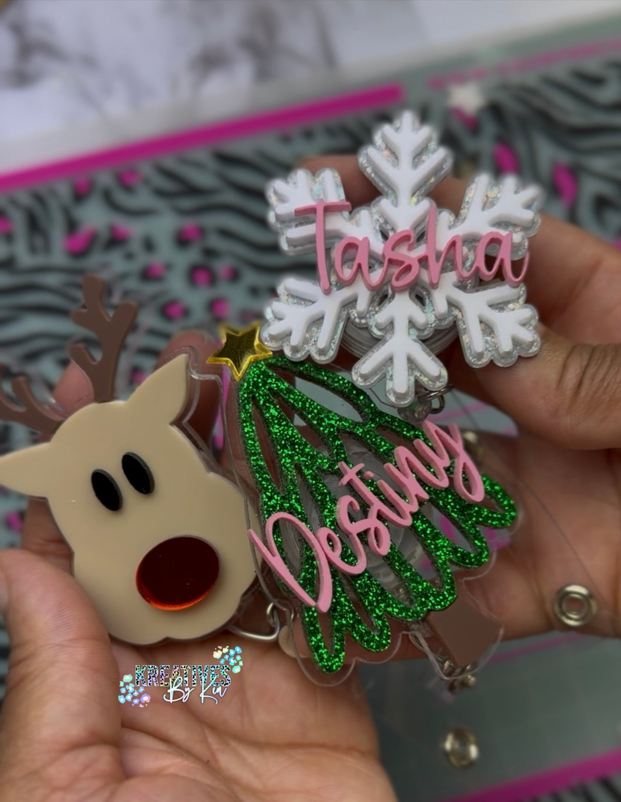 Christmas Badge Reels