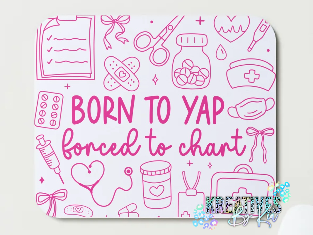 Born to Yap Mousepad