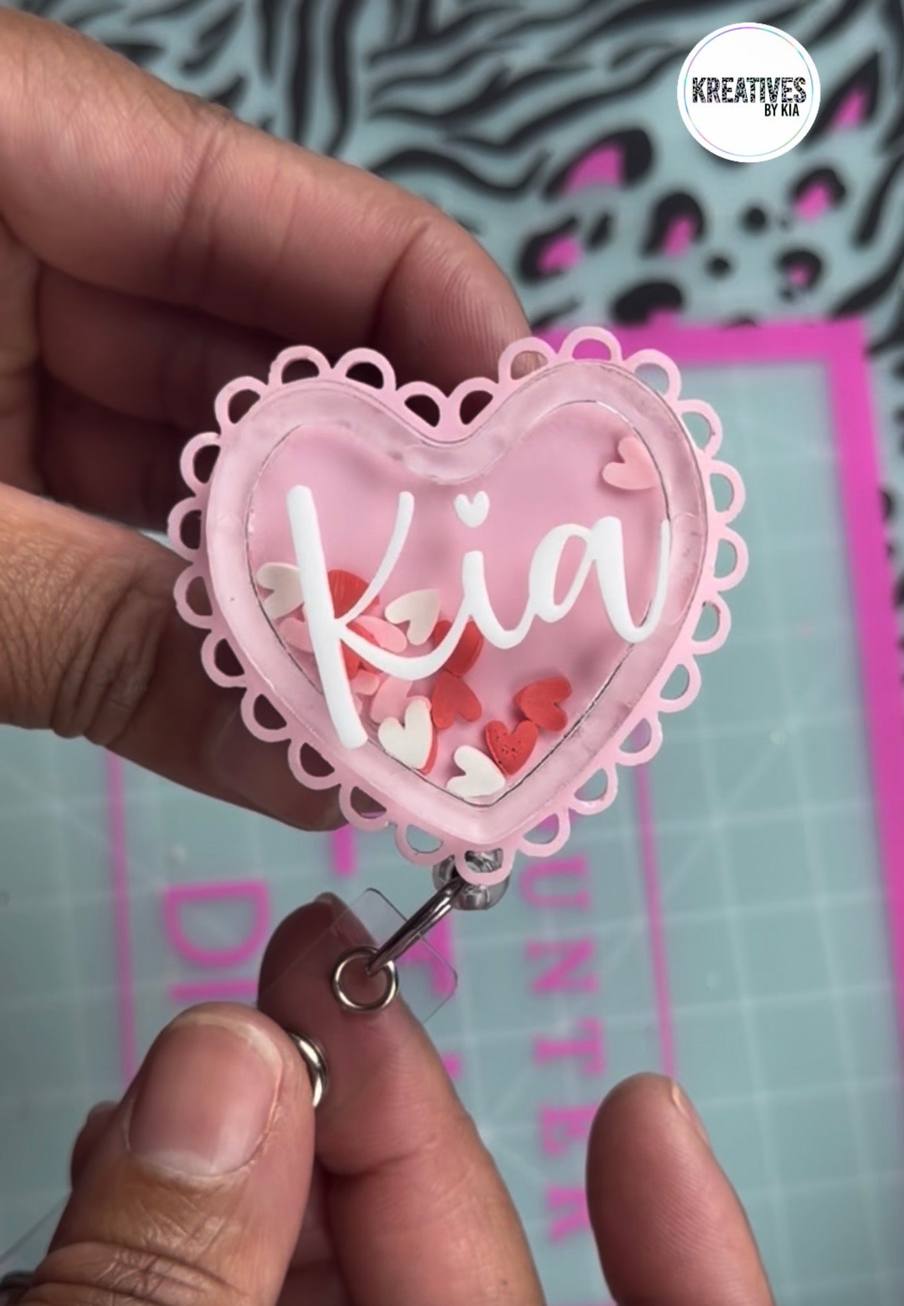 Heart Shaker Badge Reel