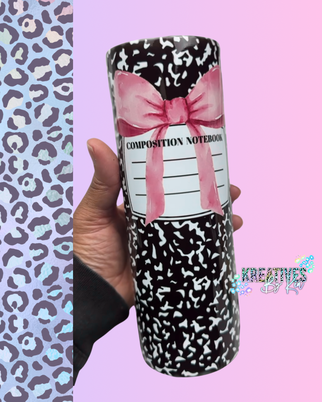 Coquette Composition Tumbler