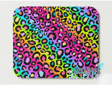 Load image into Gallery viewer, Neon Leopard Mousepad
