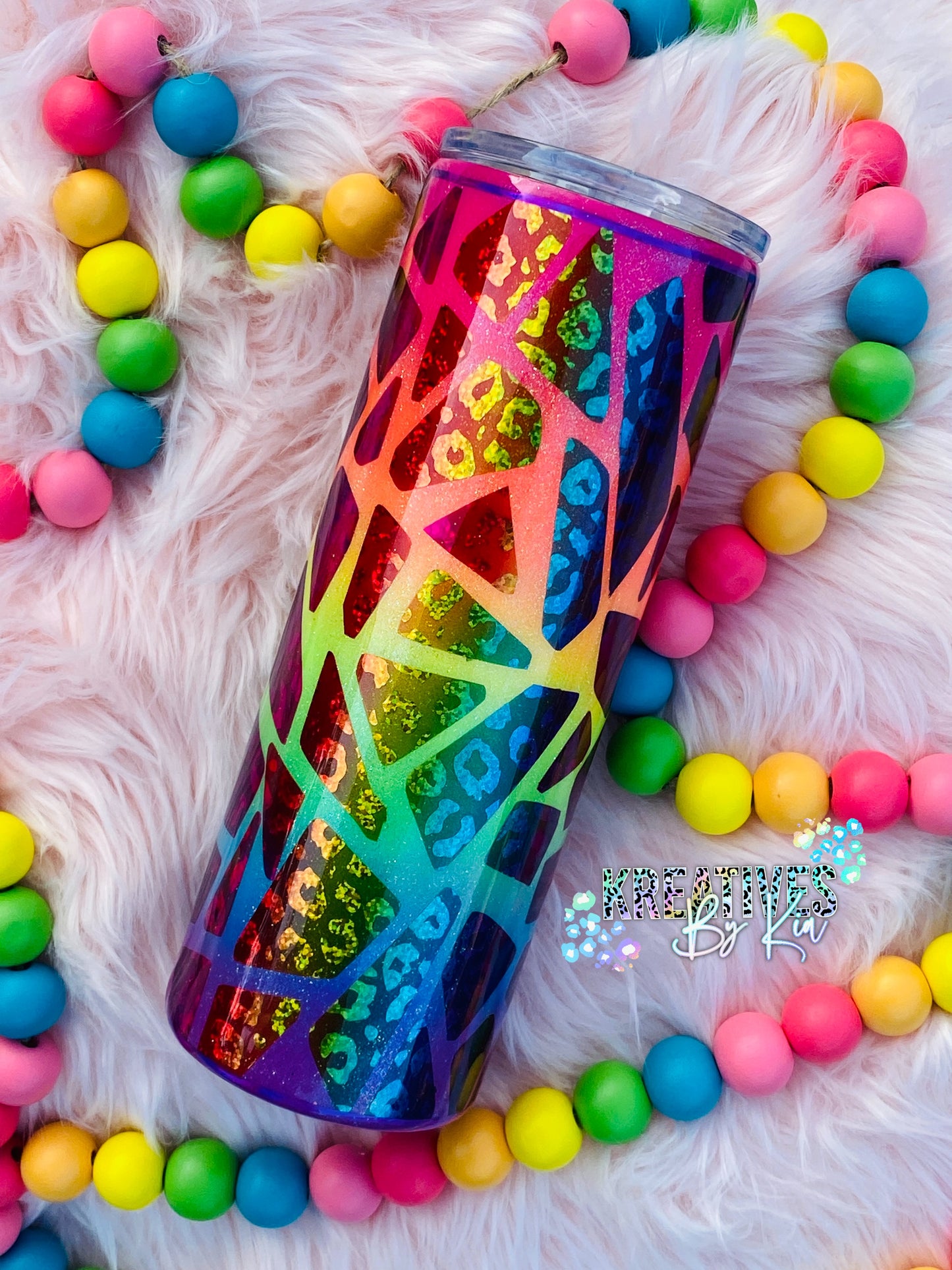 Shattered Neon Rainbow