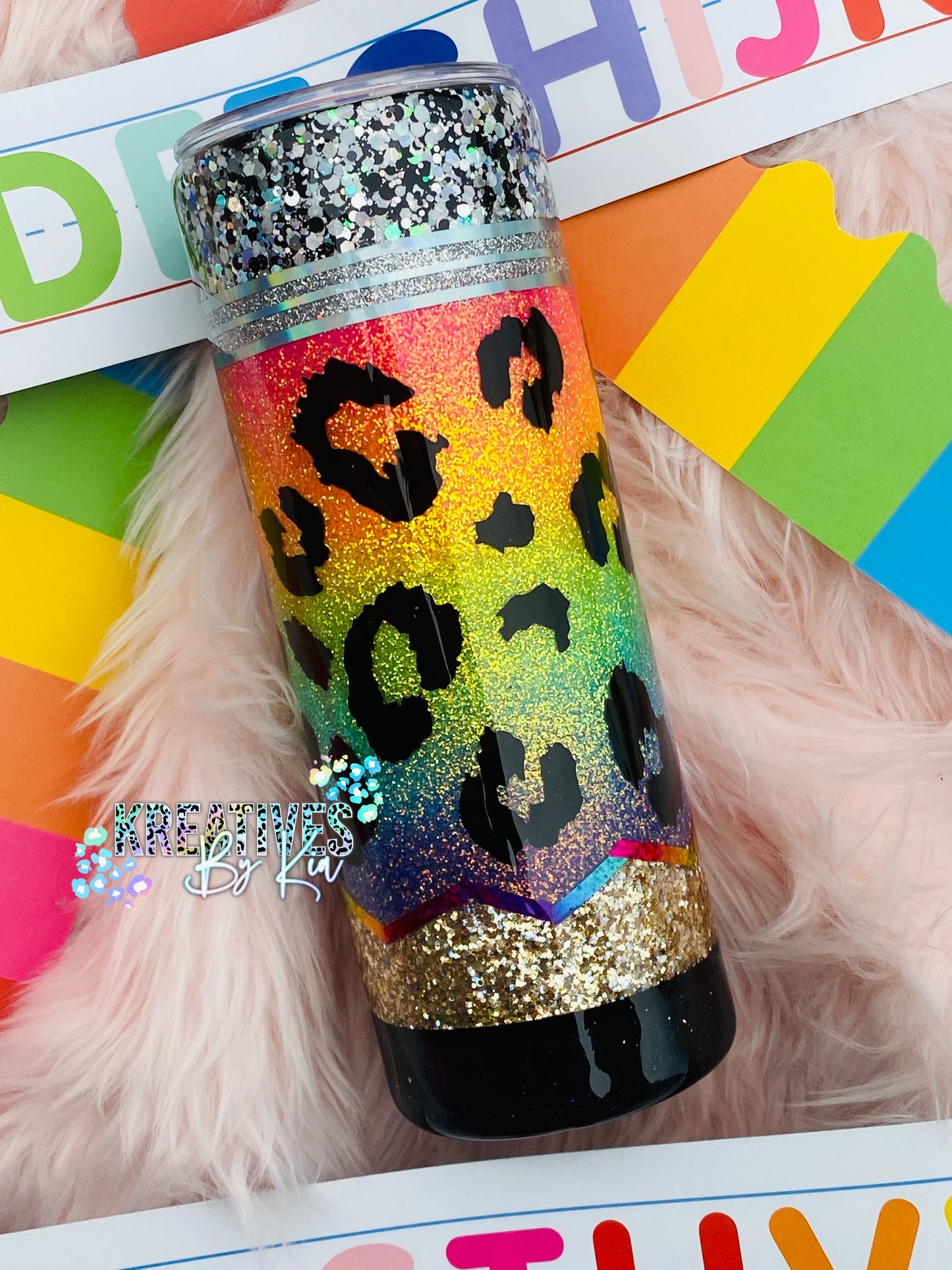 Neon Leopard Pencil