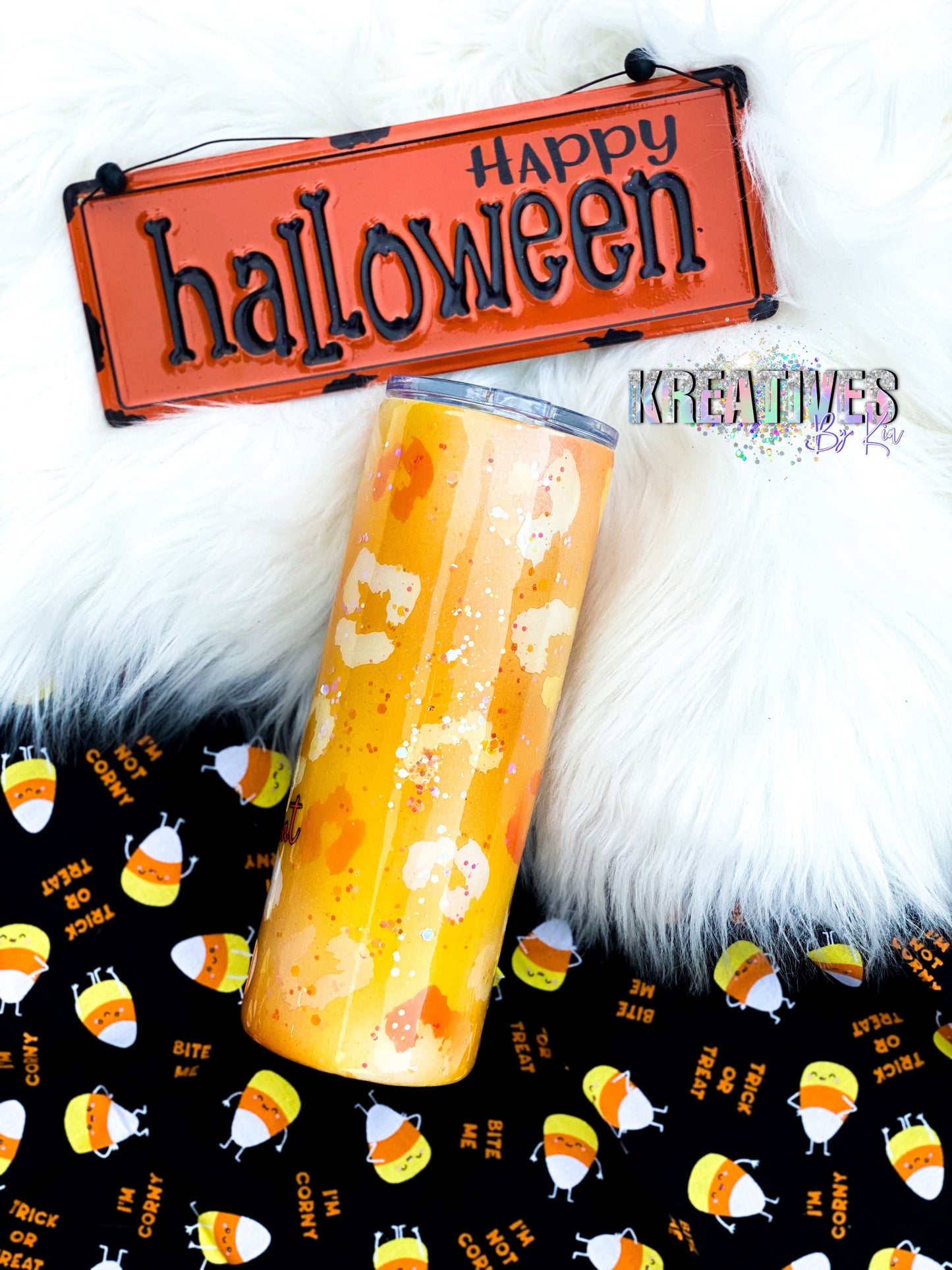 Candy Corn Leopard