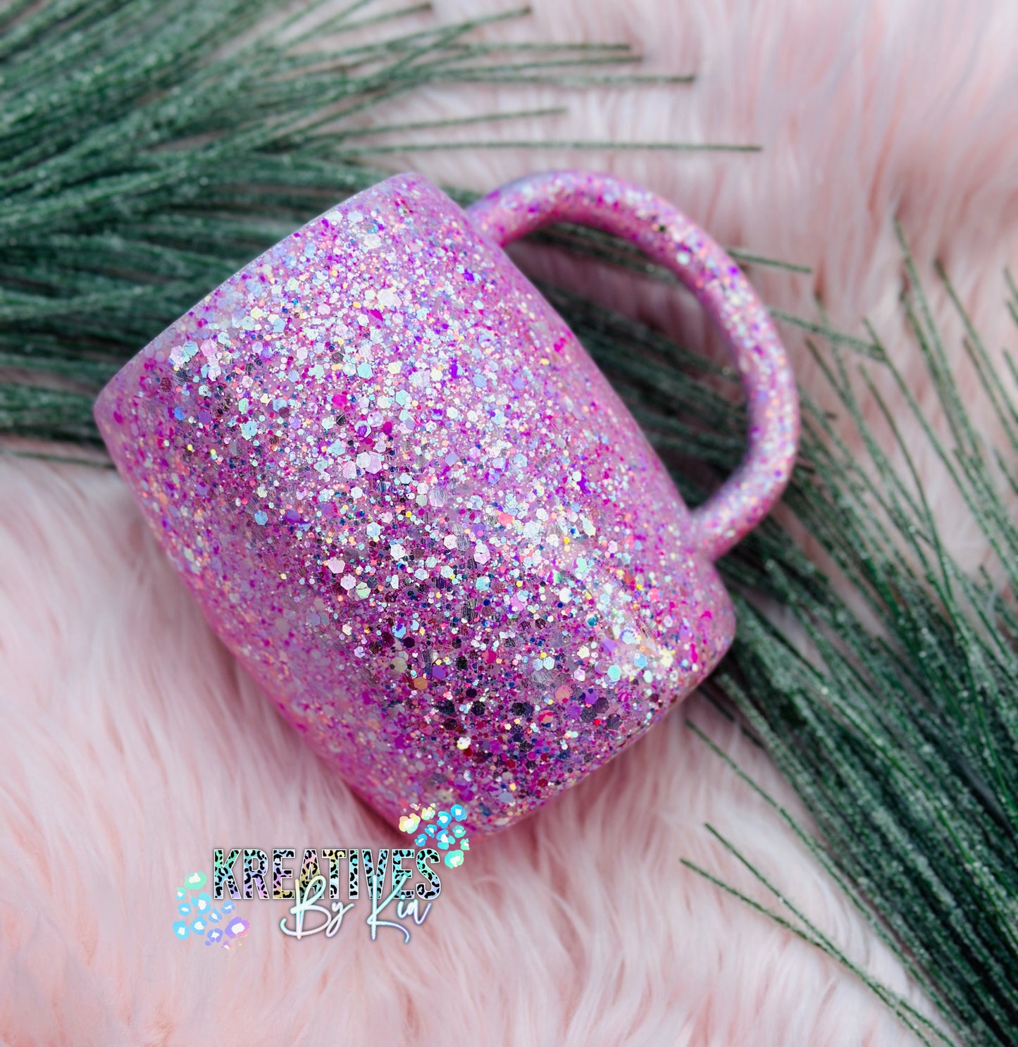 Vintage Pink Santa