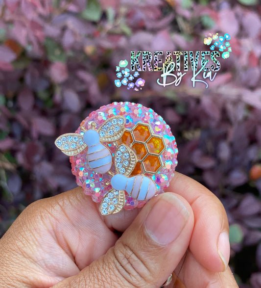 Bling Bee Badge Reel
