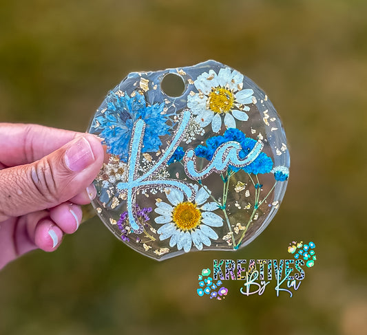 Floral Tumbler Nameplate