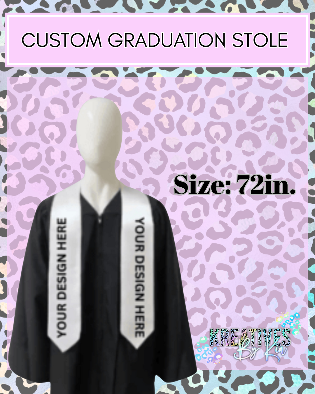 Custom Graduation Stole