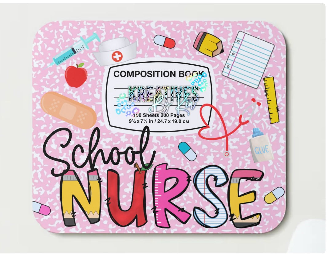 School Nurse Mousepad