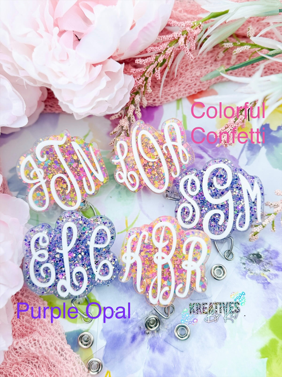 Personalized Monogram Badge Reel