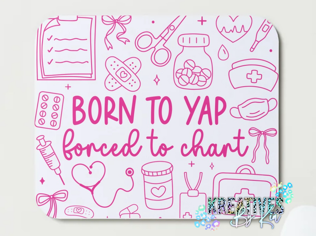 Born to Yap Mousepad