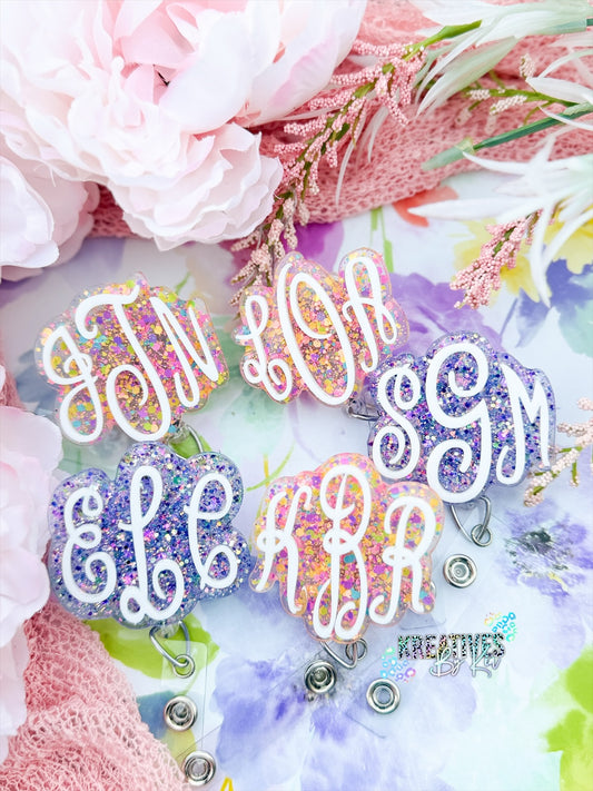 Personalized Monogram Badge Reel