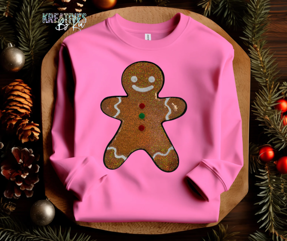 Gingerbread Sequin Sweatshirt(Preorder)
