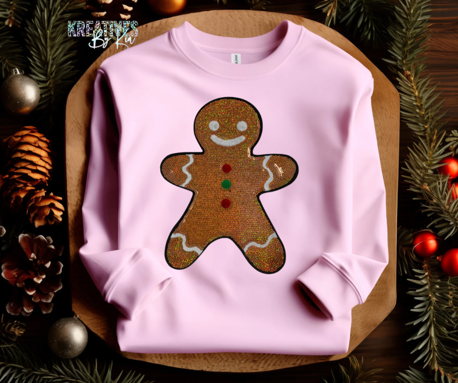 Gingerbread Sequin Sweatshirt(Preorder)