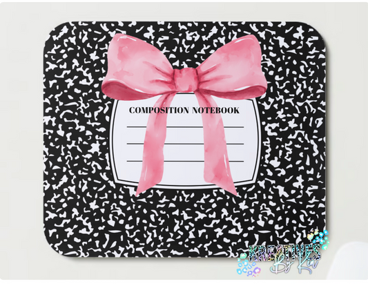 Coquette Composition Notebook Mouse Pad