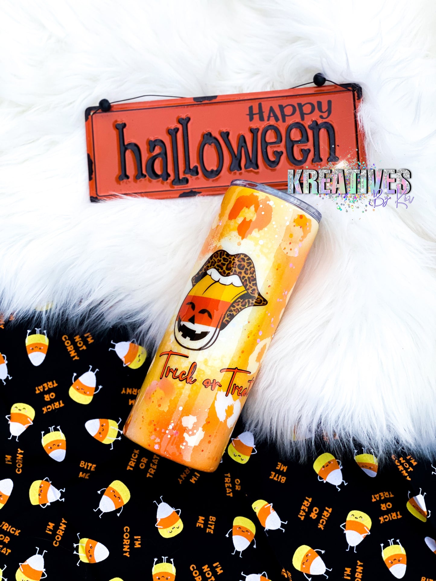 Candy Corn Leopard