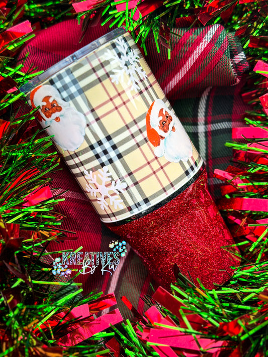 Vintage Santa Plaid